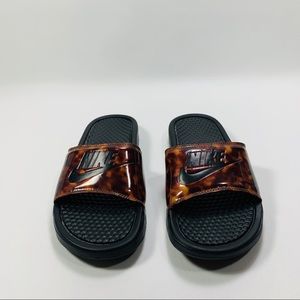 Nike Benassi JDI Print Slide Sandals Women Size 8